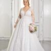 Robe de Mariage Femme Ronde​