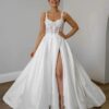Robe de Mariée Princesse avec Bretelle