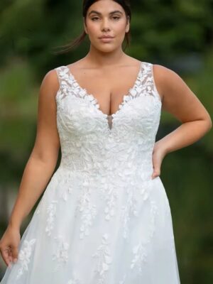 Robe de Mariée de Grande Taille 5 S8dc322e807a84754a49c426fa8a99edeB Cropped