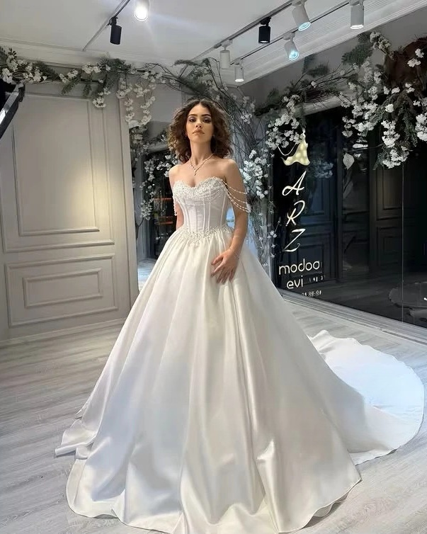 Robe de Mariée Longue Princesse 1 Robe de Mariée Longue Princesse