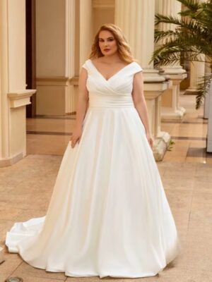 Robe de Mariée Hiver Grande Taille