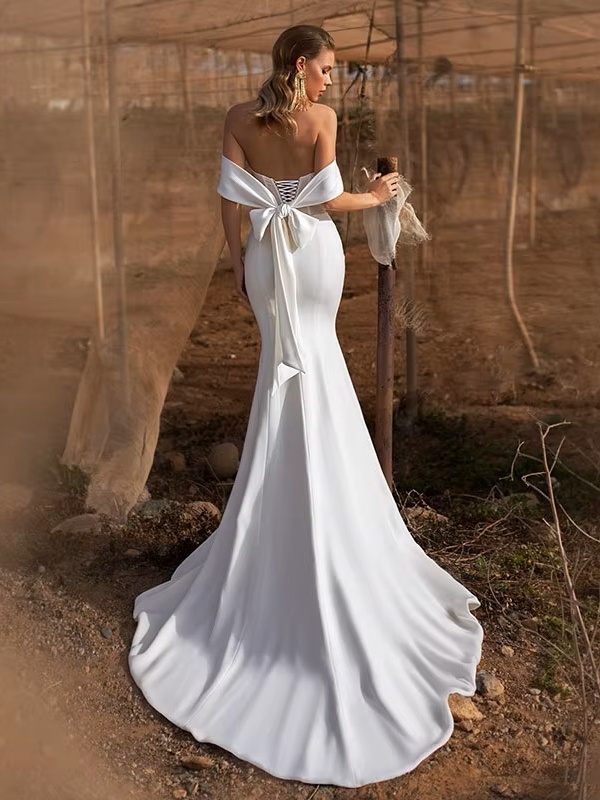 Robe de Mariée Simple Bustier 2 Robe de Mariée Simple Bustier