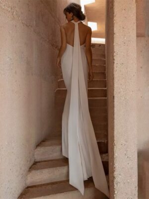Robe de Mariée Fluide et Simple 4 Robe de Mariée Fluide et Simple