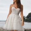 Robe de Mariée Courte avec Bustier