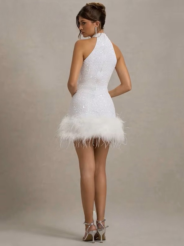 Robe de Mariée Courte Hiver 2 Robe de Mariée Courte Hiver – Image 2