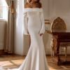 Robe de Mariée Blanche Simple