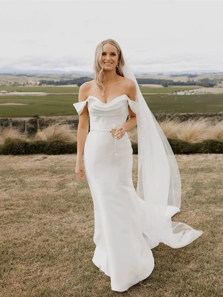 Robe de Mariée Bustier Simple 1 Robe de Mariée Bustier Simple