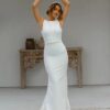 Robe de Mariée Manche Longue Simple