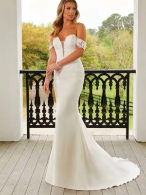 Elégante Robe de Mariée Simple