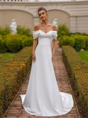 Robe de Mariée Simple et Classe