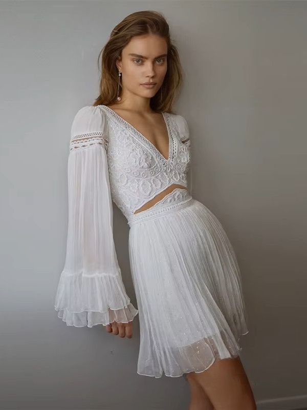 Robe de Mariée Vintage Courte 1 Robe de Mariée Vintage Courte