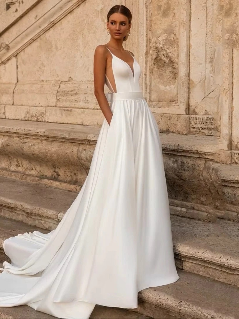 Robe de Mariée 2021 Simple 1 Robe de Mariée 2021 Simple