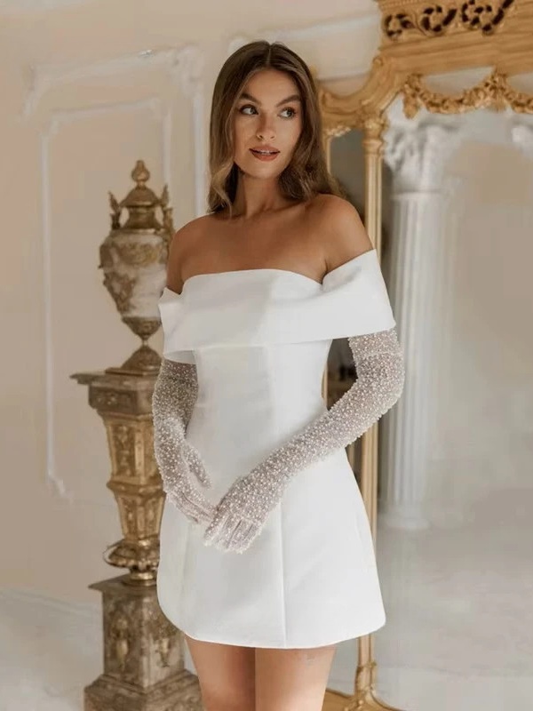 Robe de Mariée Civil Courte 1 Robe de Mariée Civil Courte