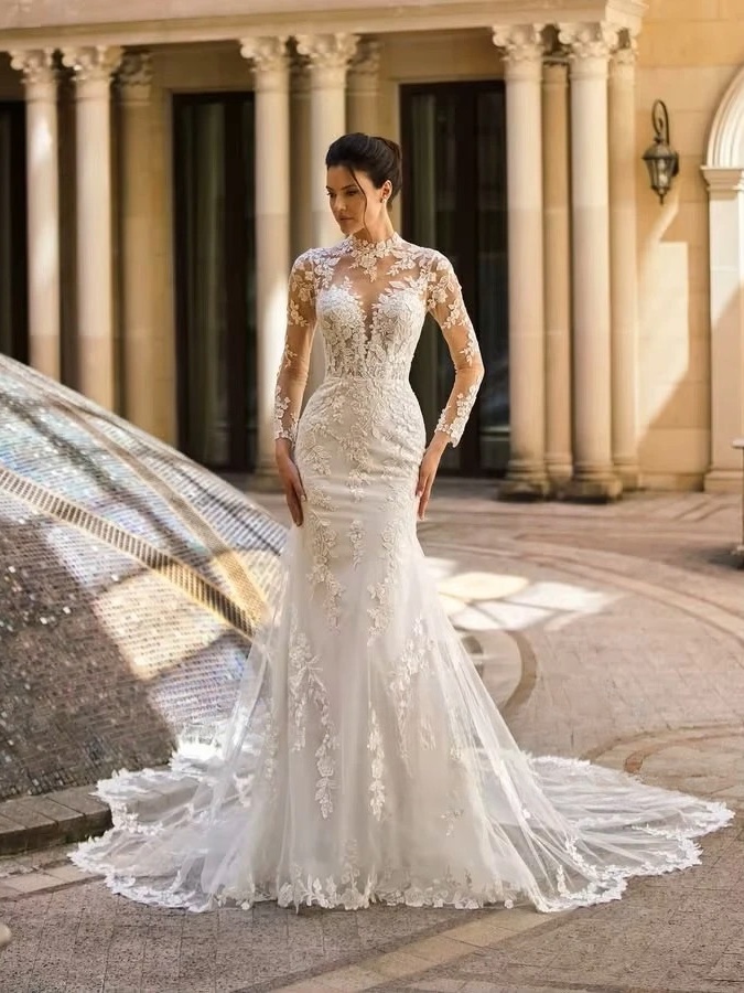 Robe de Mariée Sirène Corset Bustier 1 Robe de Mariée Sirène Corset Bustier