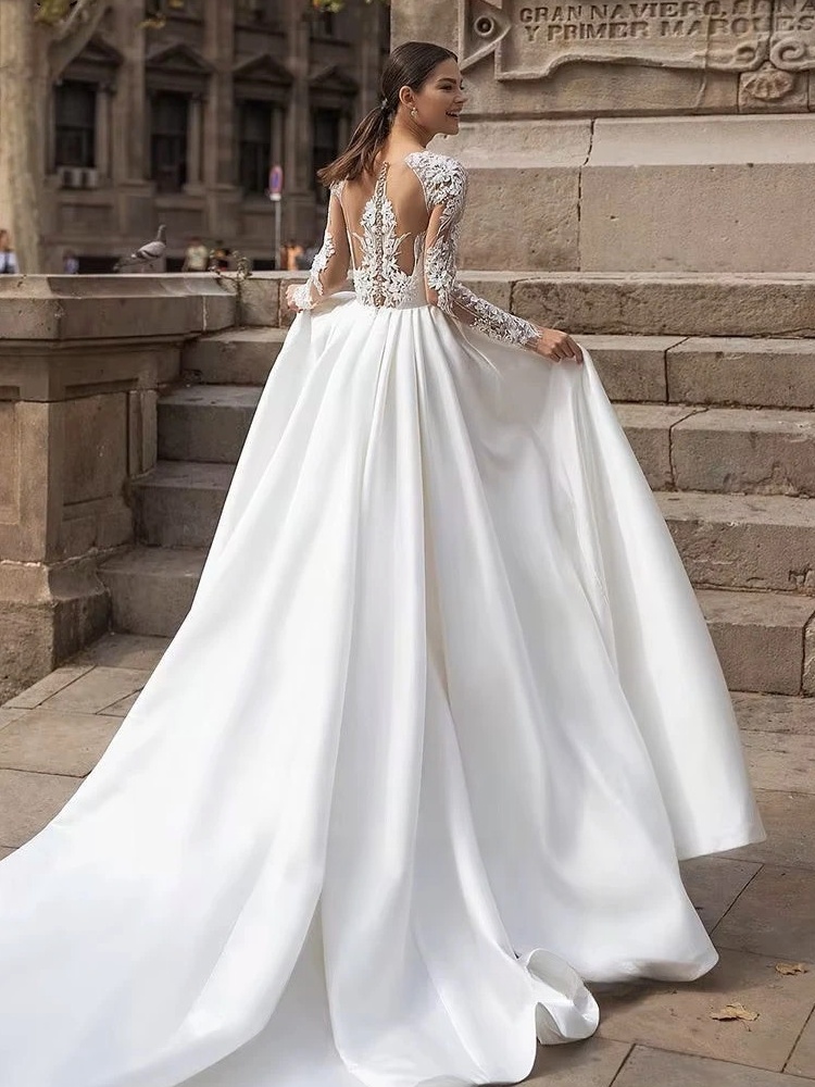 Robe de Mariage Simple pas Cher 2 Robe de Mariage Simple pas Cher – Image 2
