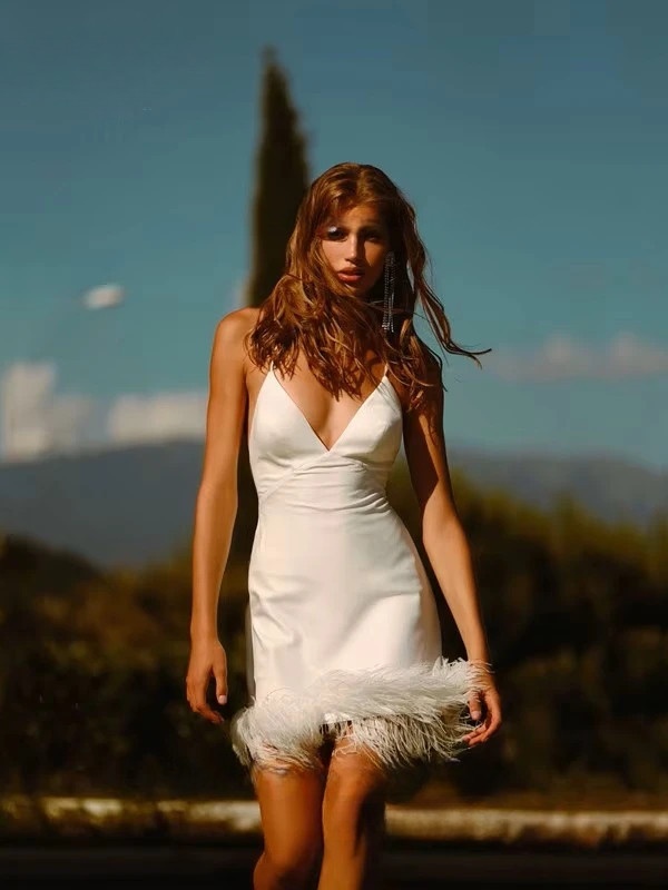 Robe de Mariée Hiver Courte 1 Robe de Mariée Hiver Courte