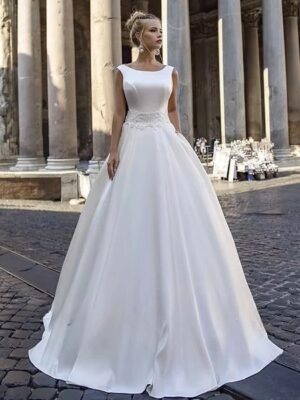 Robe de Mariée Simple et Elégante