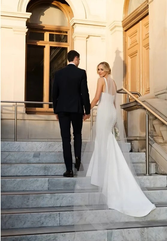 Robe de Mariée Coupe Sirène 2 Robe de Mariée Coupe Sirène – Image 2