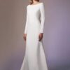 Robe de Mariée Simple avec Manches 8 Robe de Mariée Simple avec Manches