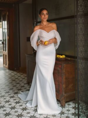 Robe de Mariée Trompette Sirène