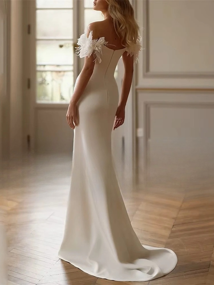 Robe de Mariée Moderne et Simple 2 Robe de Mariée Moderne et Simple – Image 2
