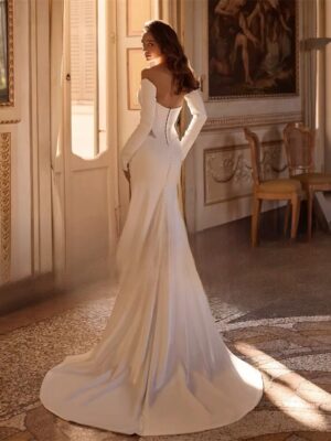 Robe de Mariée Elégante et Simple