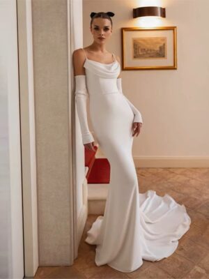 Robe de Mariée Simple et Originale