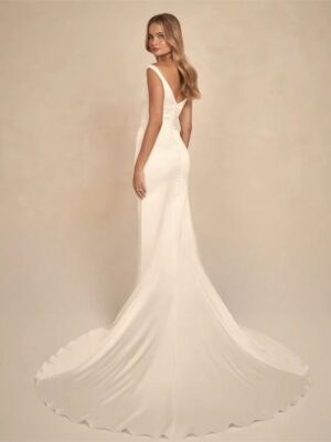 Robe de Mariée Simple Fluide