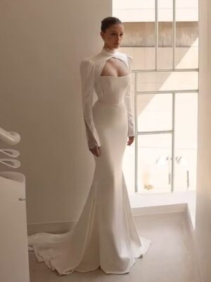 Robe de Mariée Sirène Moulante