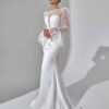 Robe de Mariée Sirène Transparente