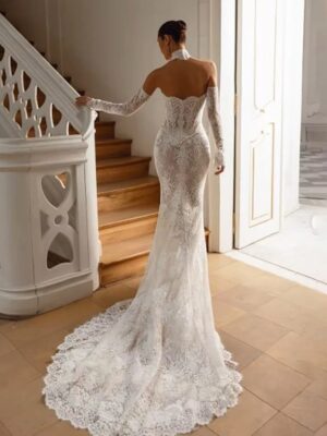 Robe de Mariée Sirène en Dentelle 5 Sb379f63e80294b4c8505efdf91c2bef0b Cropped