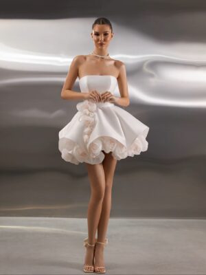 Robe de Mariée Courte Haute Couture