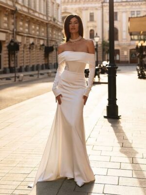 Robe de Mariage Simple et Chic​