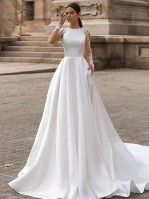 Robe de Mariage Simple pas Cher​