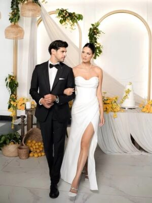 Robe de Mariée Sirène Blanche 2026