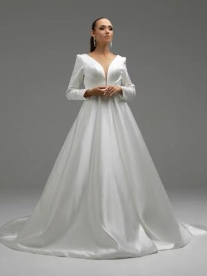 Robe de Mariée Manches Longues Princesse