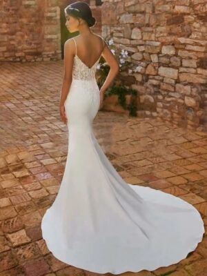 Robe de Mariée Elégante et Simple